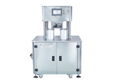 Halbautomatische Vakuum- & Gas-Stickstoffspül-Runddosenverschließmaschine