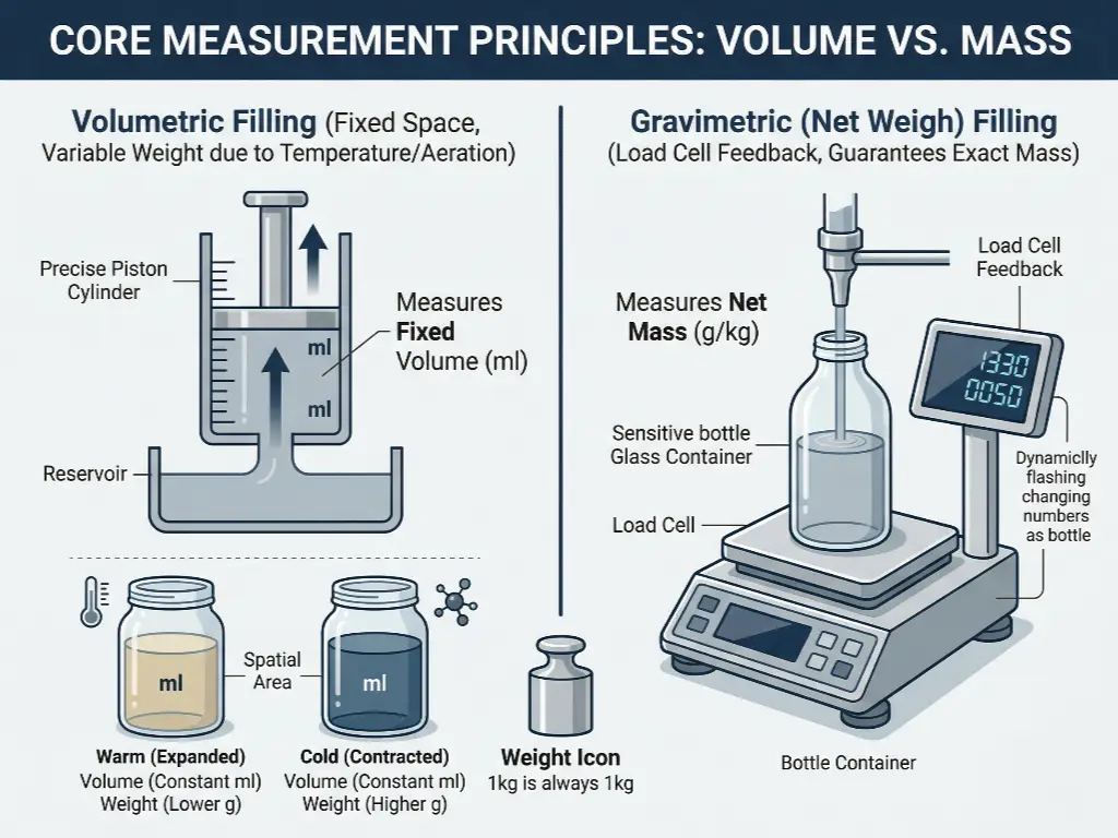 Volumetric vs. Gravimetric Measurement