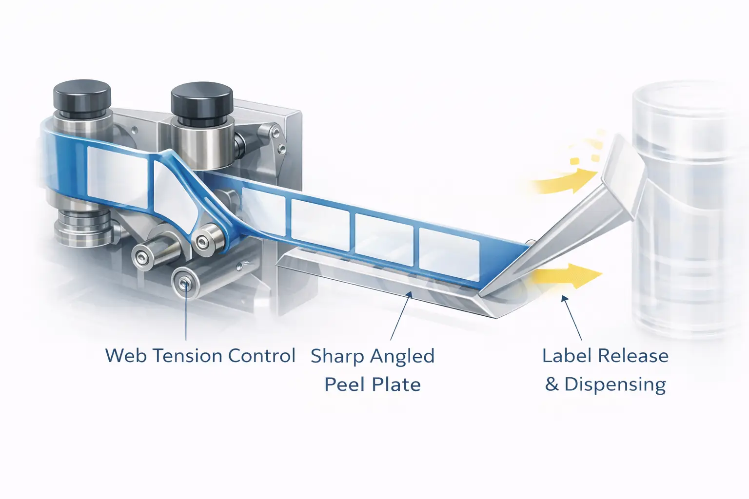 Pressure Sensitive Labeling Mechanism