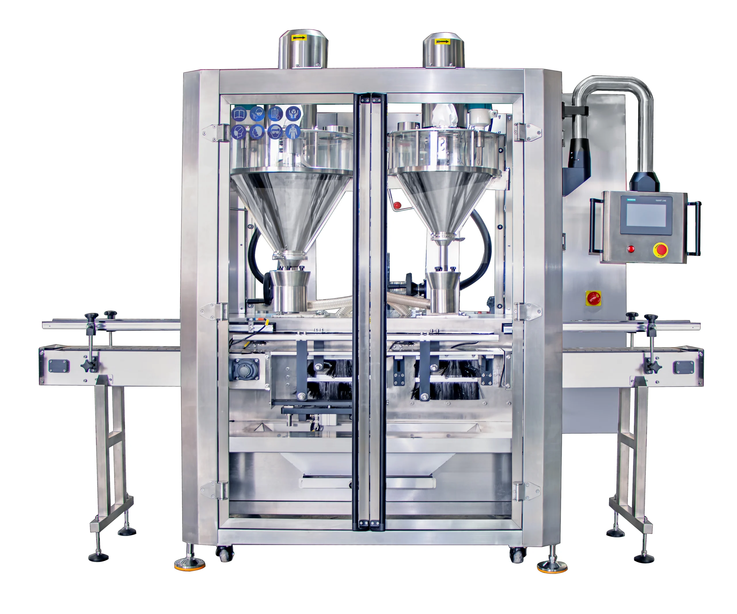 double-heads-weighing-filling-machine