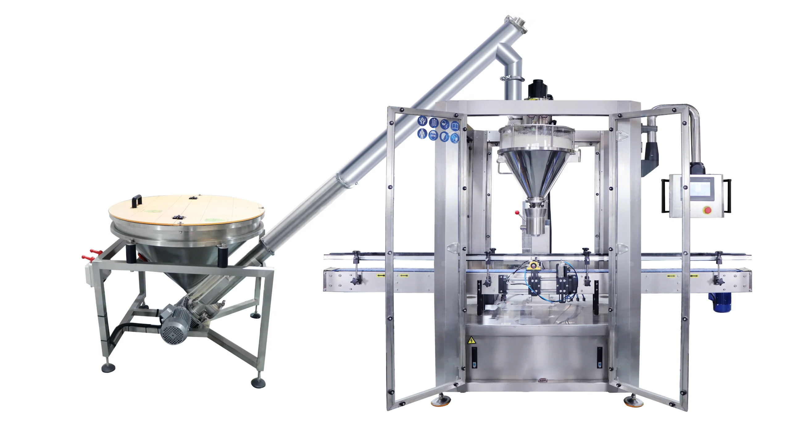 single-head-powder-filling-machine
