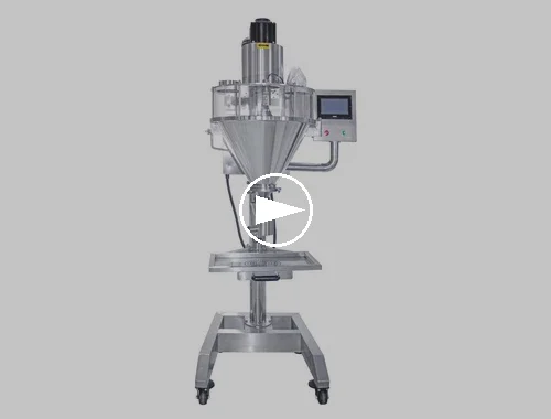 01 Máquina semiautomática de llenado de polvo (vídeo)